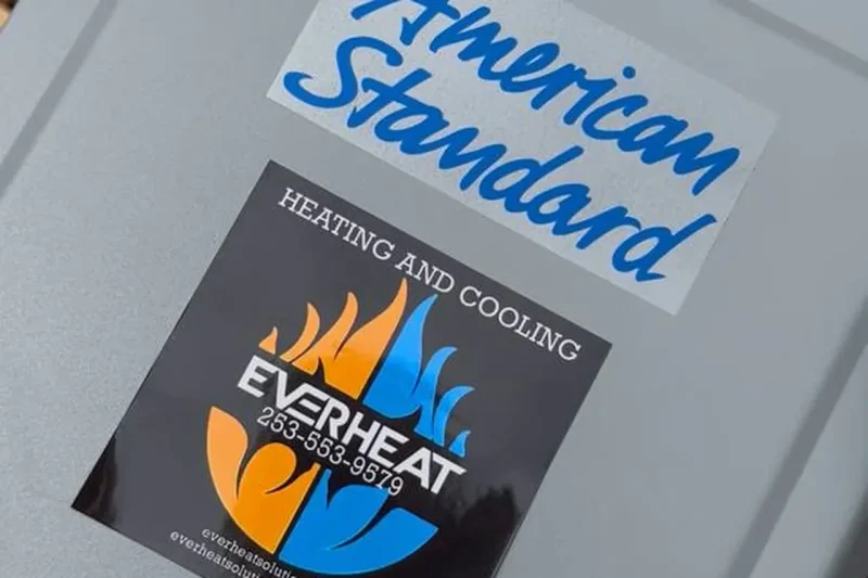 American Standard unit with the EverHeat Solutions label